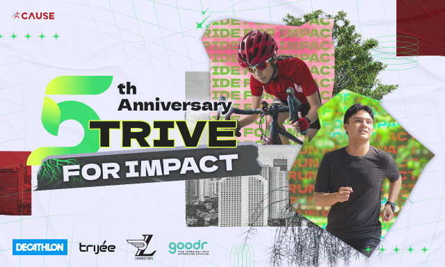 CAUSE 5th Anniversary: 5TRIVE FOR IMPACT - Cause Virtual Run & Ride